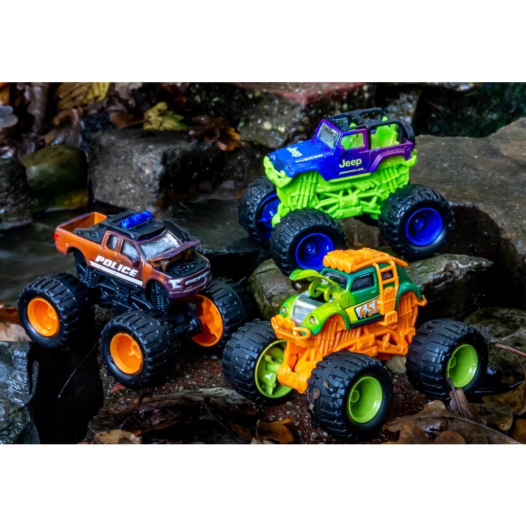 Xe Mô Hình Vượt Địa Hình MAJORETTE Monster Rockerz Color Changers (Xe đổi màu) 212057257 - Giao Ngẫu Nhiên