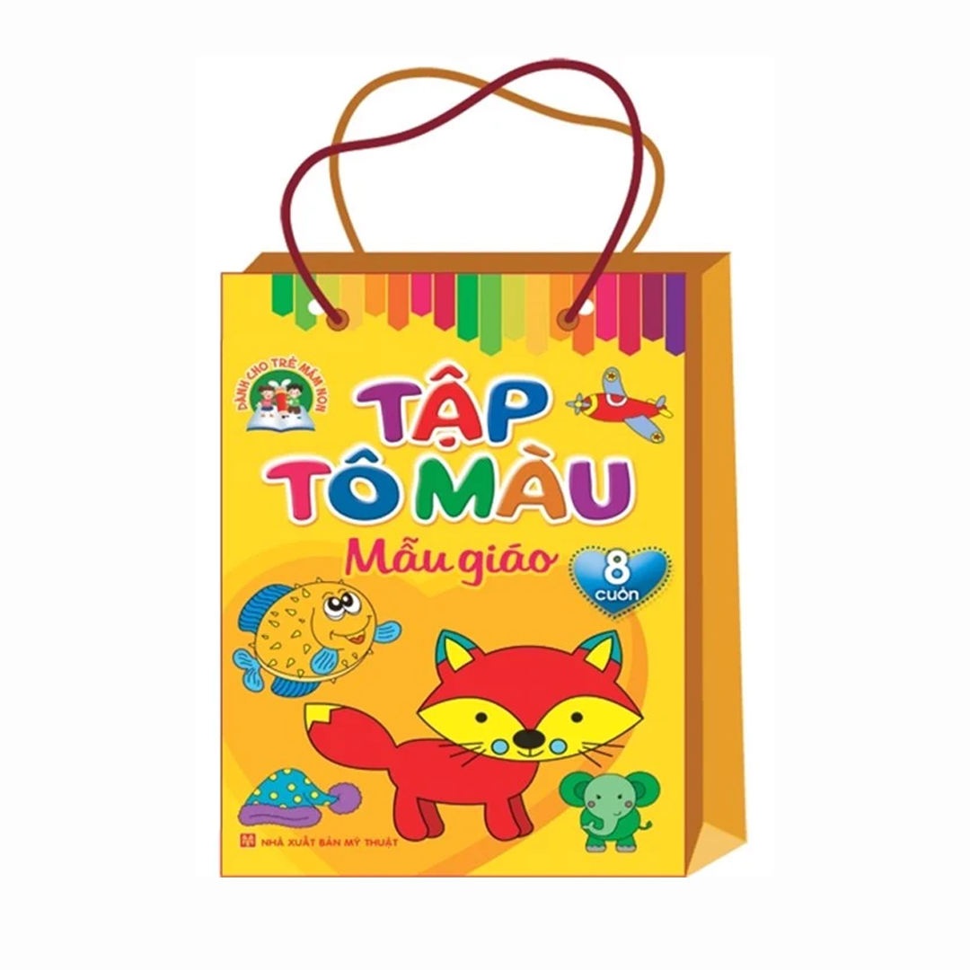 Sách Tập tô màu mẫu giáo ( túi )