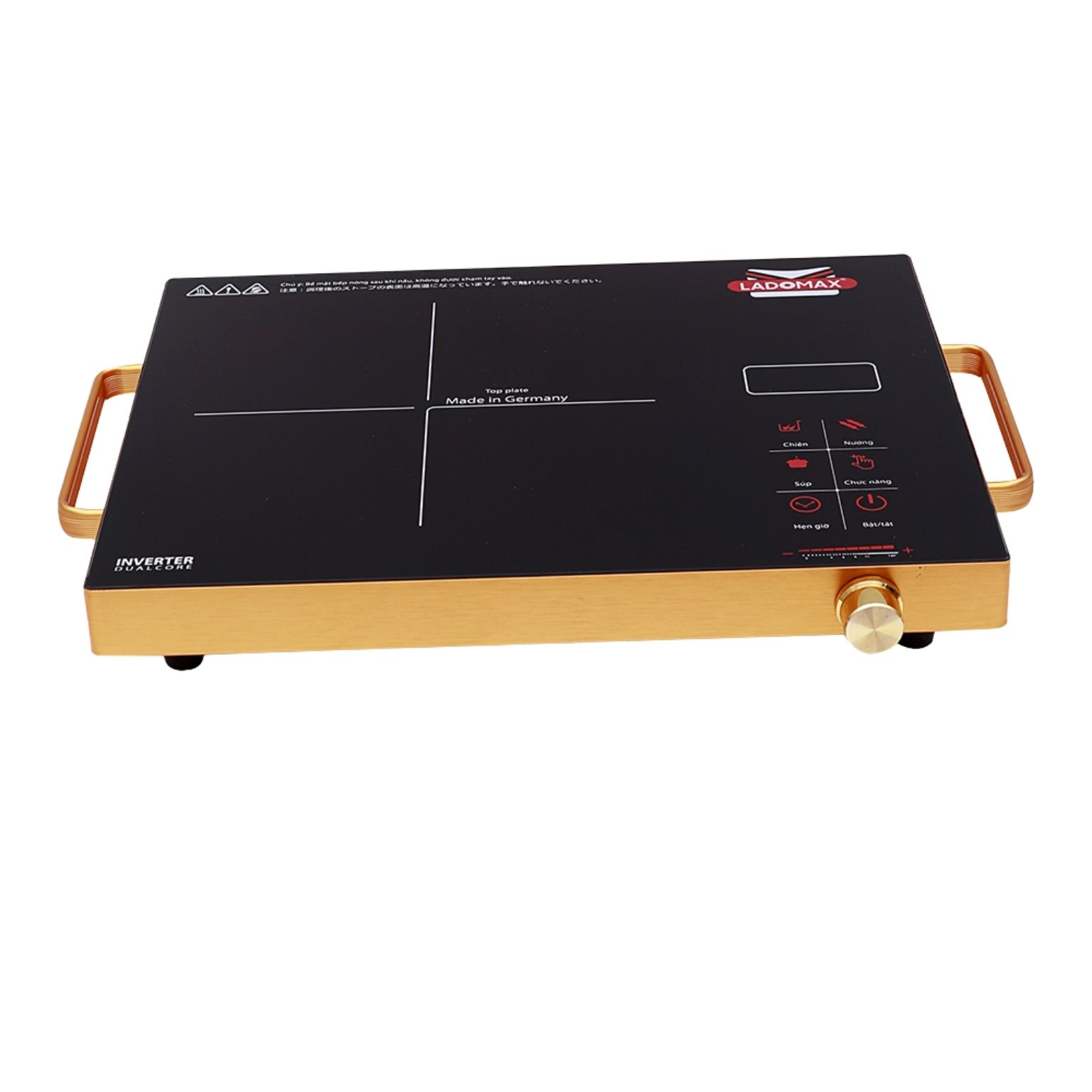 Bếp hồng ngoại cảm ứng Ladomax HA-666, bếp hồng ngoại đơn Ladomax không kén nồi công suất 2200W