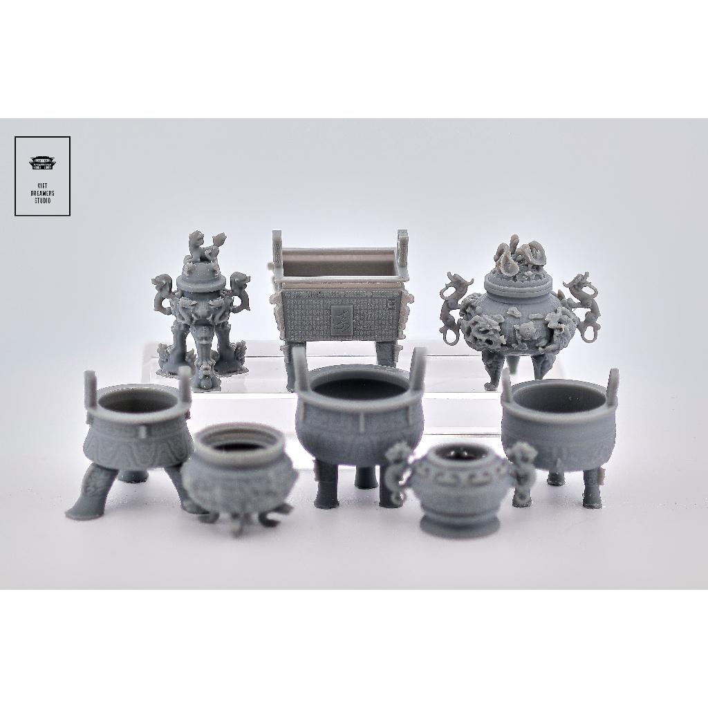 Mô Hình Lư Hương MINI - bán cạn - bể cá - hòn non bộ - terrarium - tinh xảo - chất lượng cao