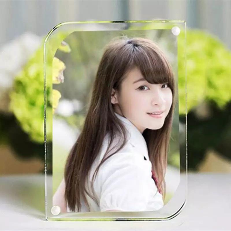 Khung ảnh để bàn nam châm trang trí, bảo vệ, trưng bày ảnh photocard deco