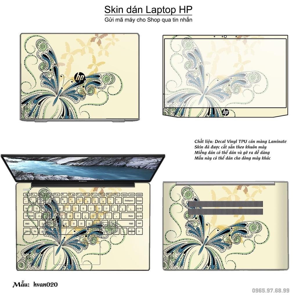 Skin dán Laptop HP in hình Hoa văn _nhiều mẫu 4 (inbox mã máy cho Shop)