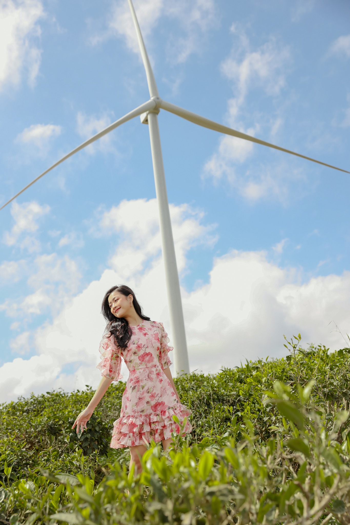 OLV - Đầm Cerise Floral Dress