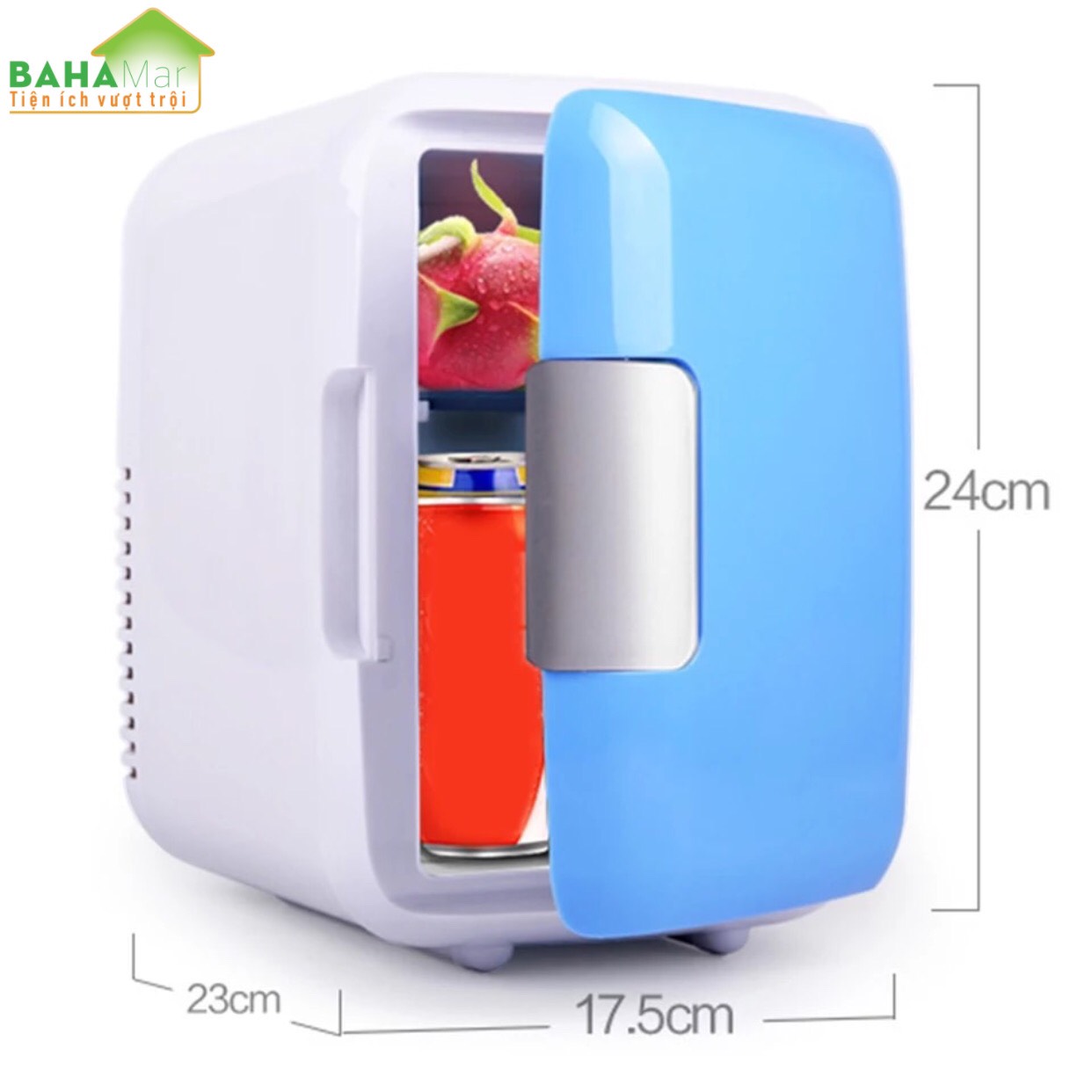 TỦ LẠNH MINI 4L ĐỂ TRÊN XE HƠI, PHÒNG NGỦ, BẢO QUẢN MỸ PHẨM "BAHAMAR"