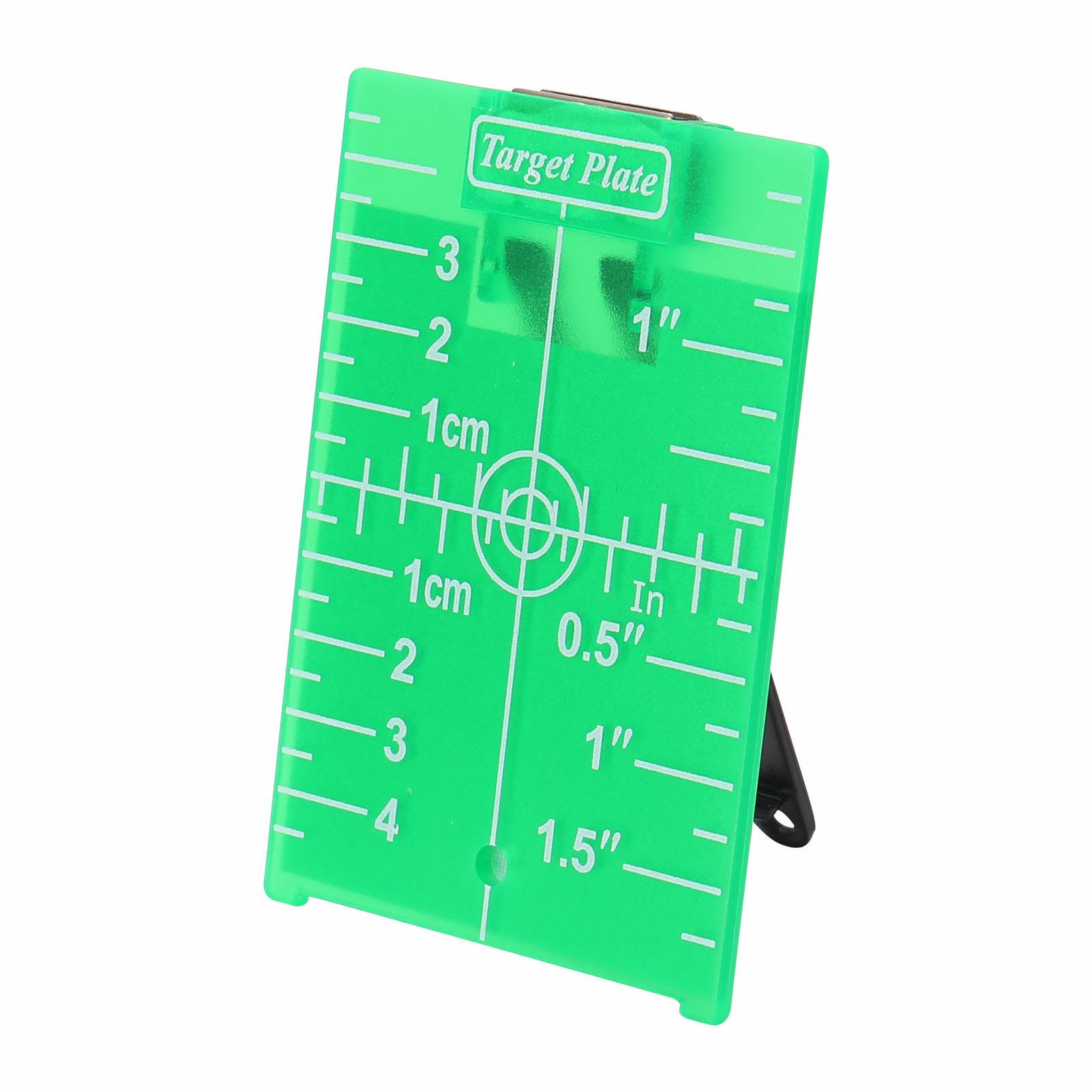 1 Pcs Plastics Laser Target Board Plate for Rotary Crossline Laser Level Distance Infrared Laser 2-line Level Meter to