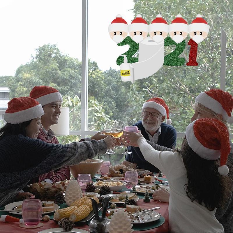 Miếng Dán Trang Trí Giáng Sinh Bằng Pvc 2021