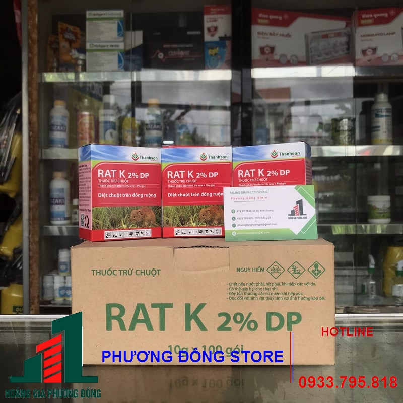 Thuốc diệt chuột RAT K 2%DP