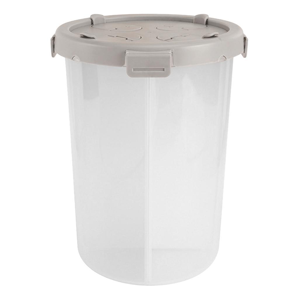 2x Multifunction Food Storage Tank Kitchen Supplies Cereal Container Bottle