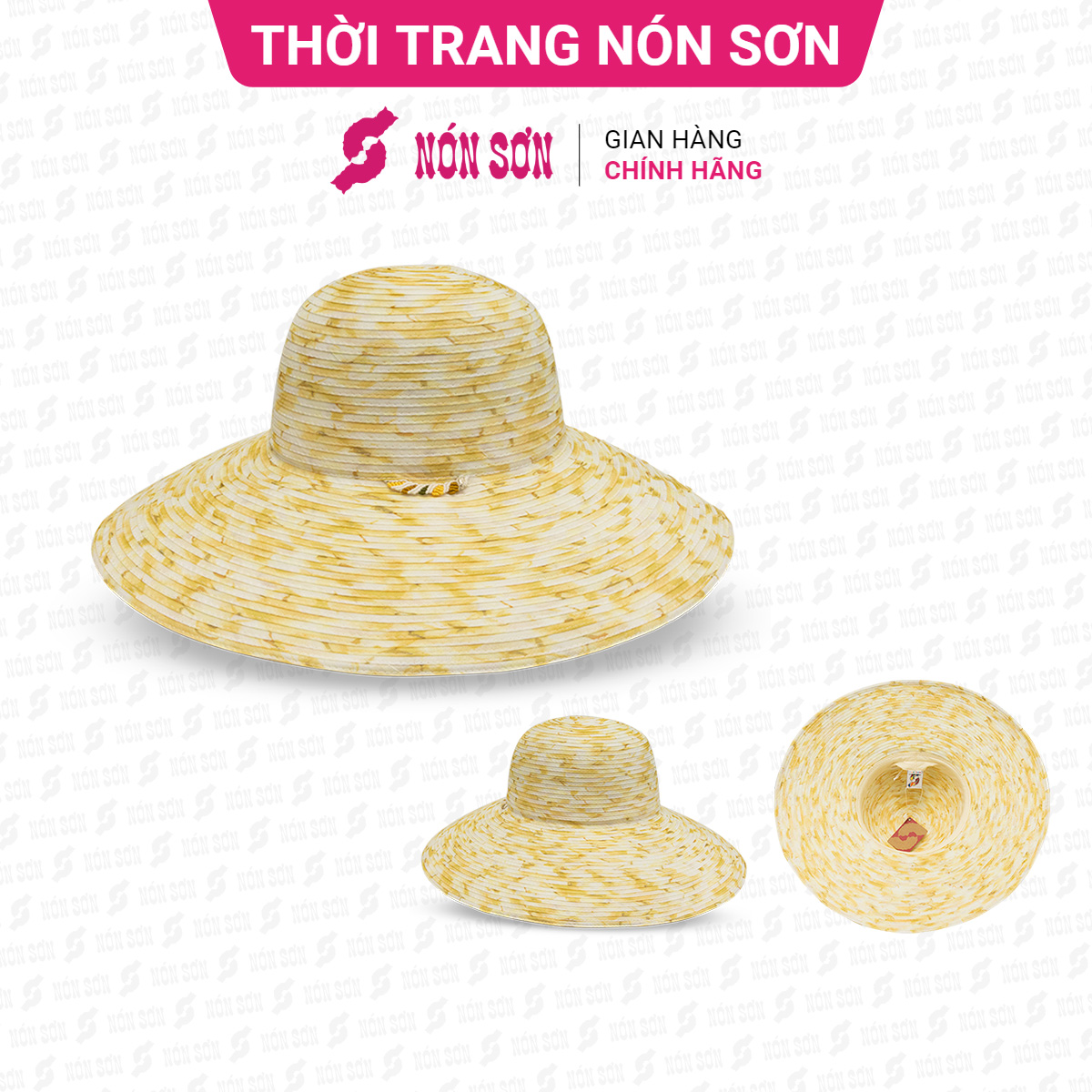 Mũ vành thời trang Nón Sơn chính hãng XH001-3D-VG2HV