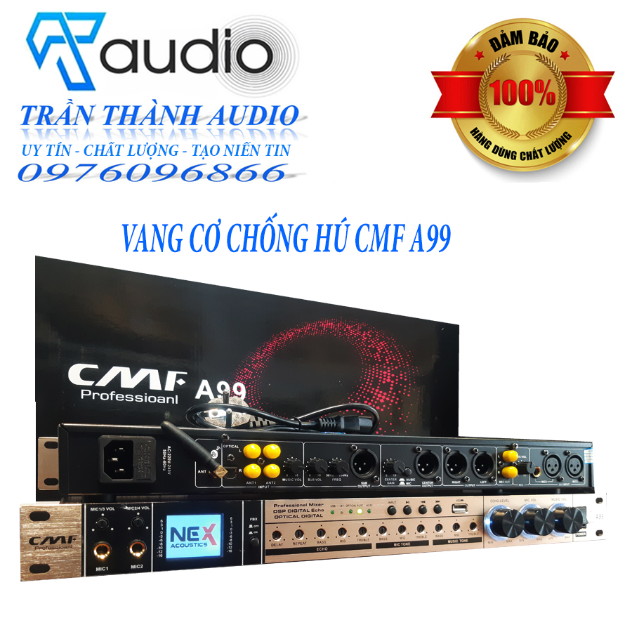 Vang cơ chống hú CMAUDIO Model CMF A99 , hàng chính hãng nhập khẩu 2023 , tặng jac canon