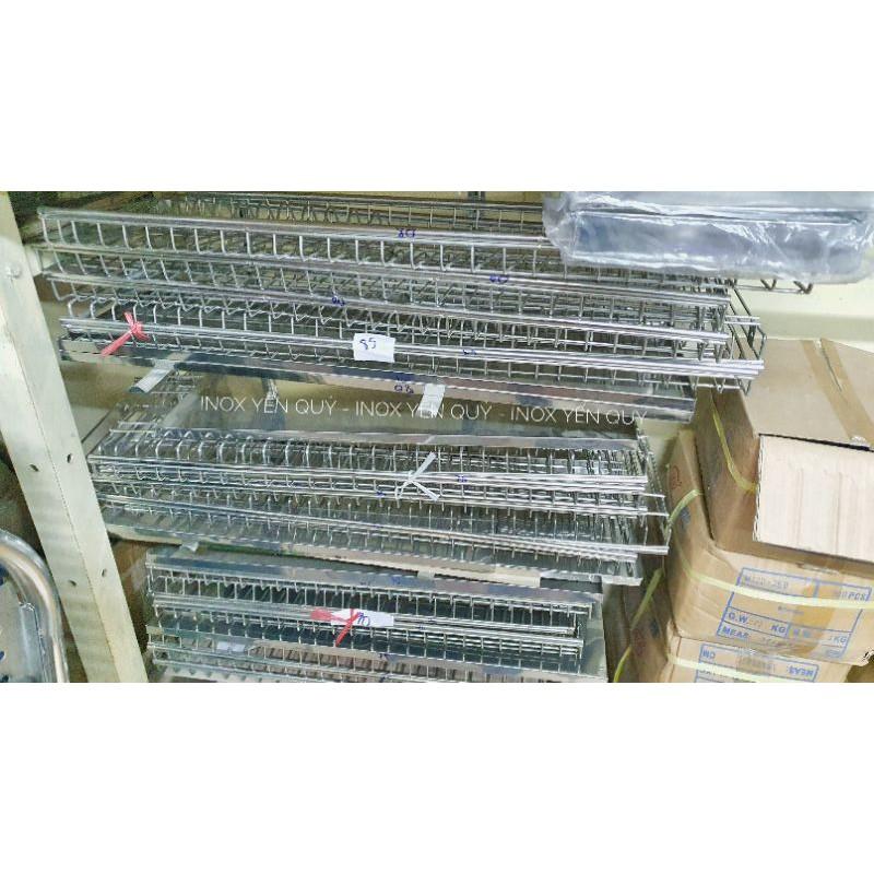 GIÁ BÁT INOX TỦ TRÊN 2 TẦNG CÓ KHAY NƯỚC