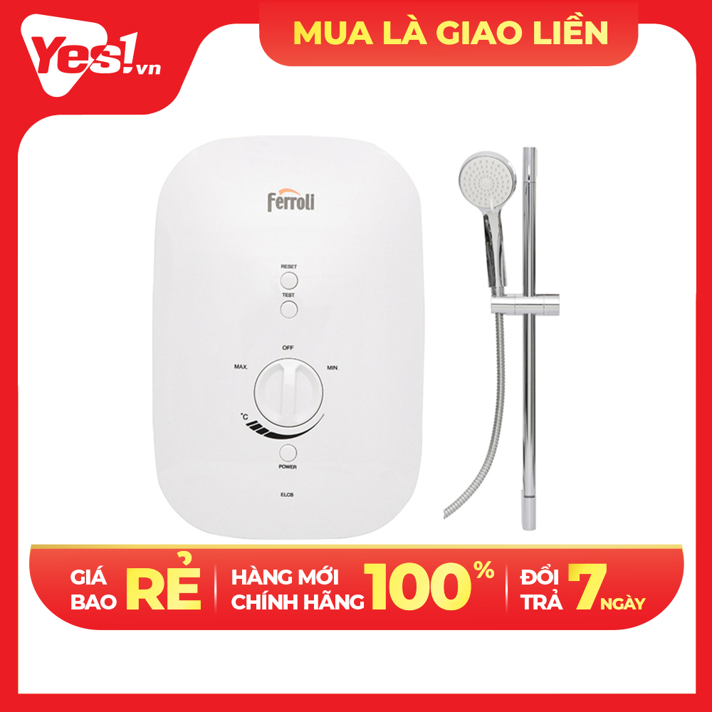 Máy nước nóng trực tiếp Ferroli Divo SSN 4.5S - Hàng Chính Hãng - Chỉ Giao Hồ Chí Minh