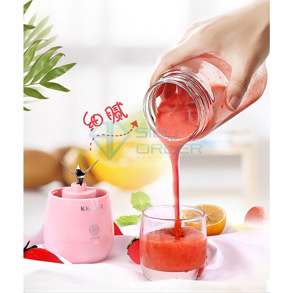 Máy xay sinh tố cầm tay KKSTAR JUICECUP dung tích 450ml pin 4000mAh công suất 120W