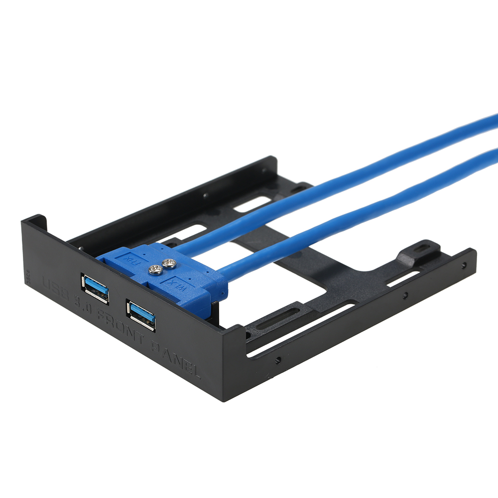 Bộ Chuyển Đổi USB 3.0 Mặt Trước 2 Cổng 20 Pin Sang USB3.0 60cm Cho PC Desktop 2.5