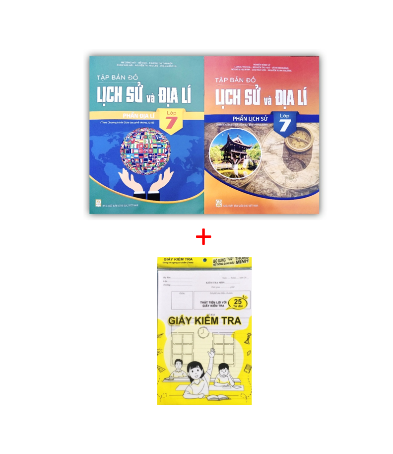 Sách - Combo 2 cuốn Tập bản đồ Lịch Sử và Địa Lí Lớp 7