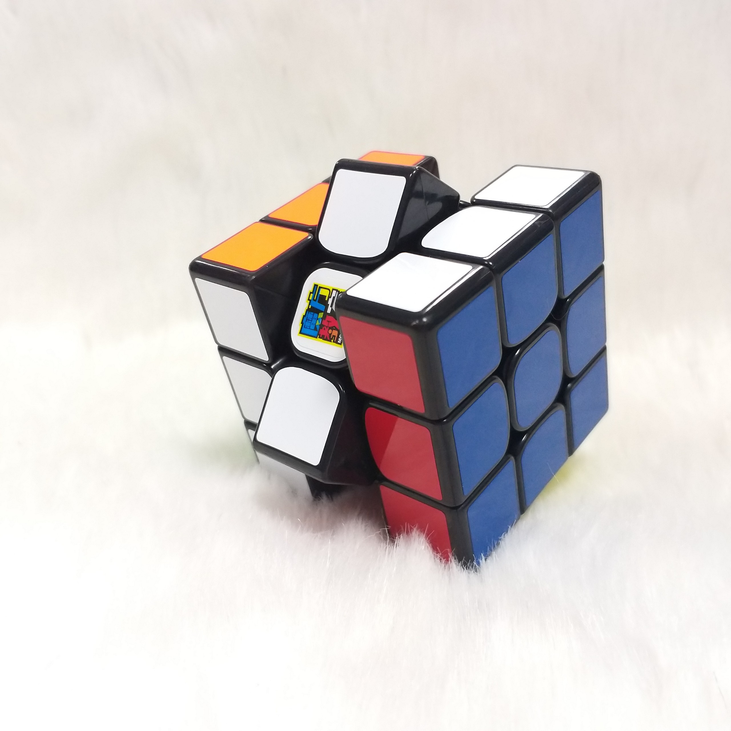 Rubik 3x3 Mofangjiaoshi MF3RS3 M Black (Có nam châm) hiệu Mofangjiaoshi