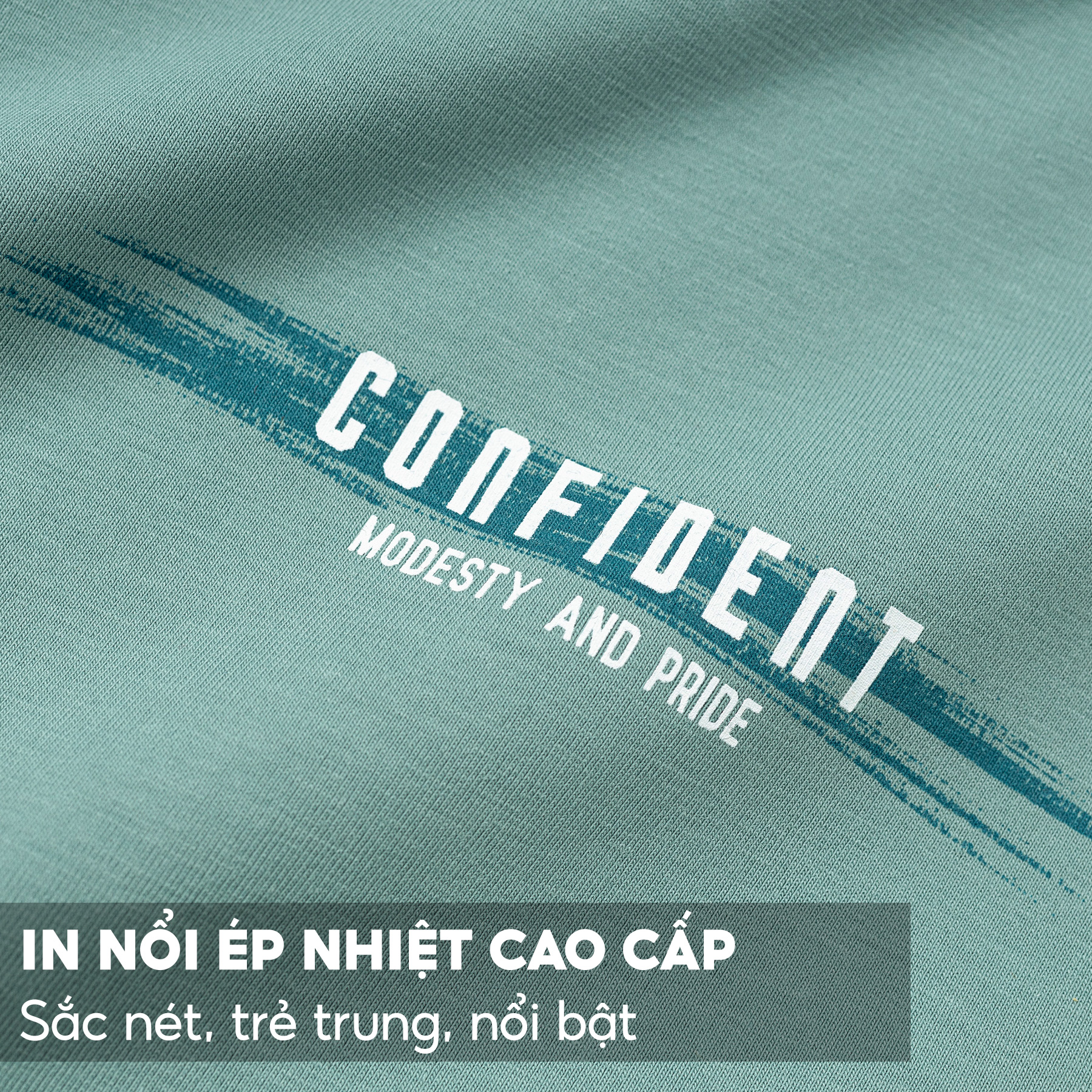 Áo Thun Nam Ngắn Tay 5S CONFIDENT, Chất Liệu Cotton Thoáng Mát, Co Giãn, Thiết Kế In Trẻ Trung