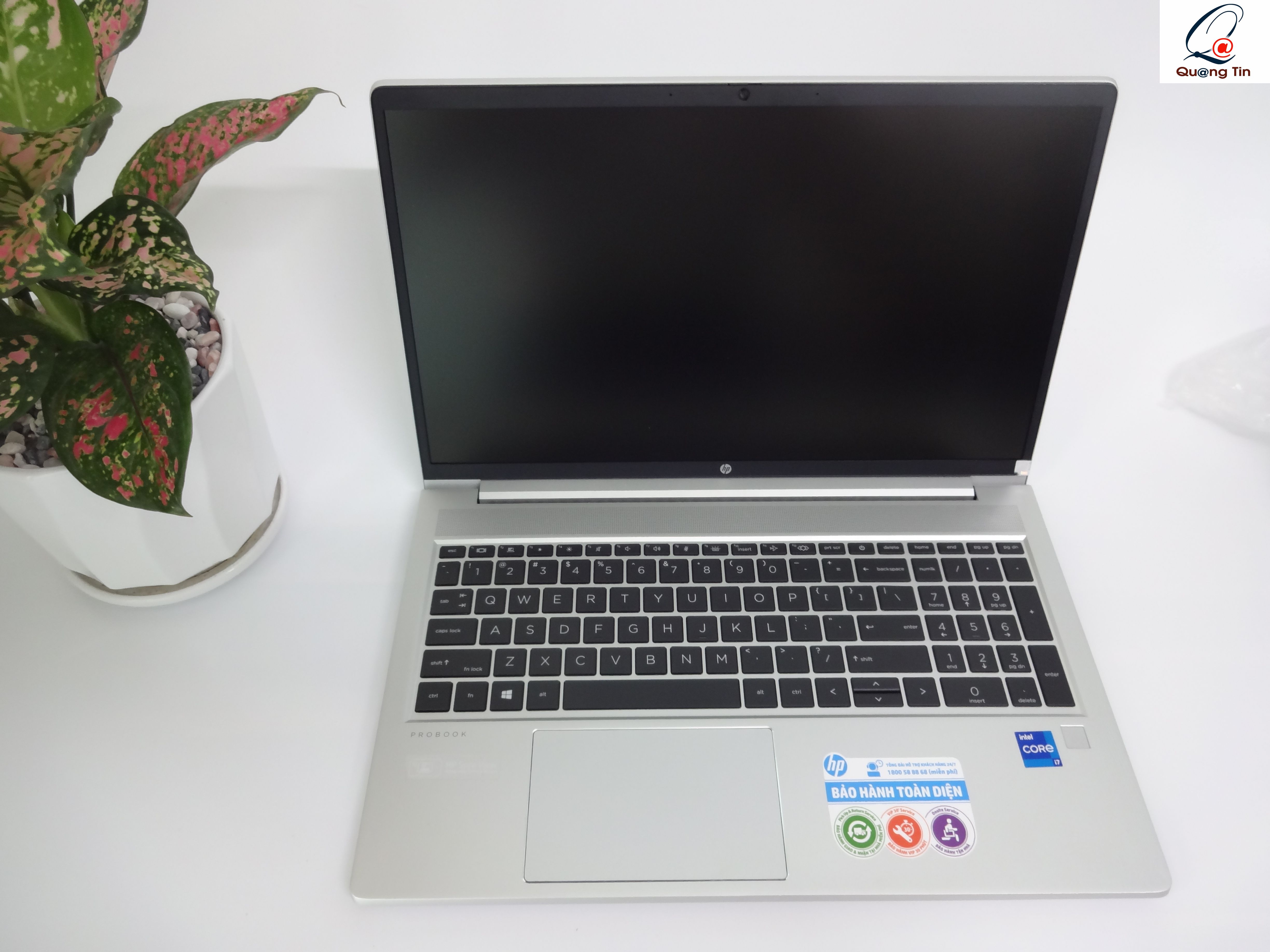 Notebook HP Probook 450 G8_2H0Y1PA ( i7-1165G7/16GD4/512GSSD/15.6FHD_1000PCY/WL/BT/3C/ALU/BẠC/W10SL/LED KB/2G_MX450)- Hàng Chính Hãng