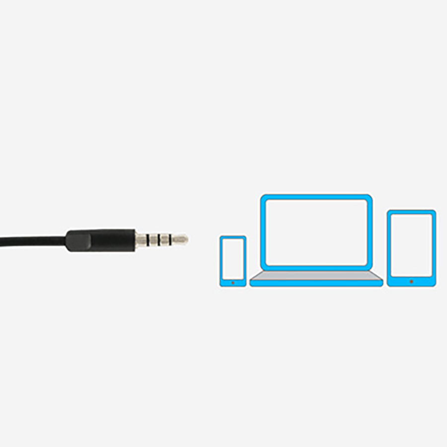 Tai nghe chụp tai Logitech H111 - Hàng chính hãng