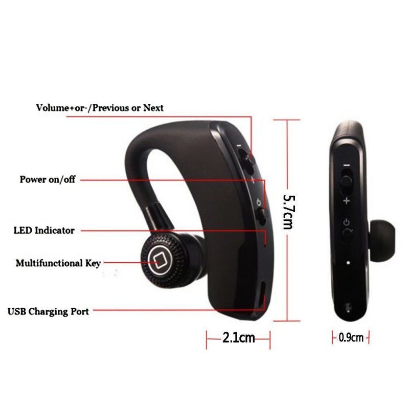 Tai nghe bluetooth cao cấp V9 phiên bản 4.1 không dây Stereo chống nước