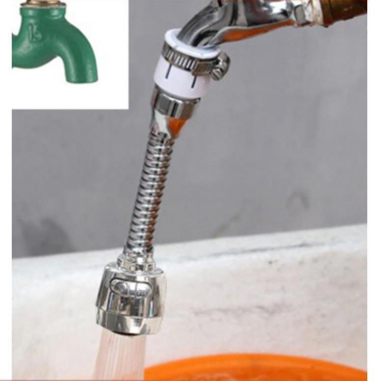 VÒI NƯỚC RỬA BÁT INOX TĂNG ÁP XOAY 360 ĐỘ - 206797