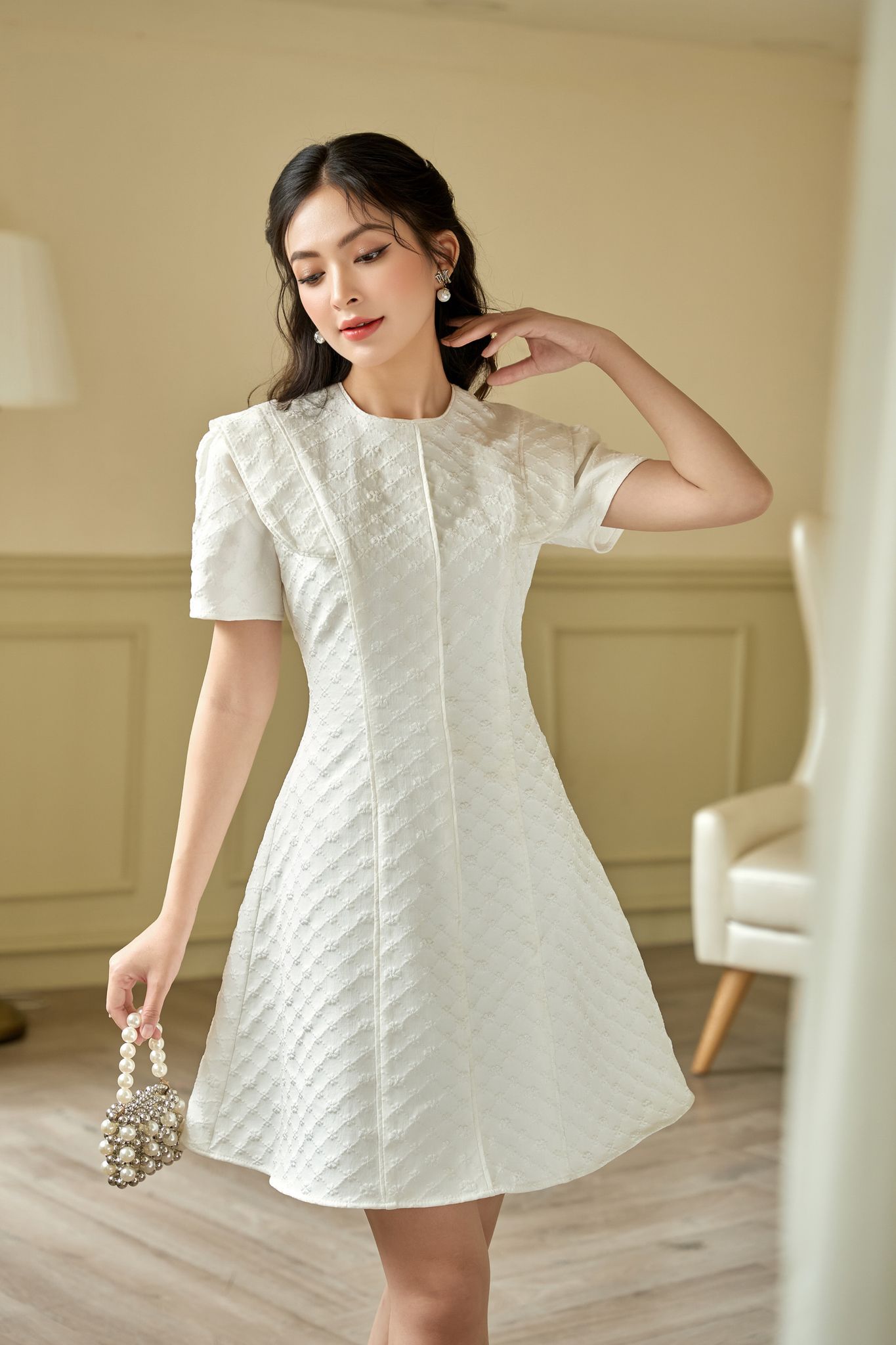 OLV - Đầm Erika White Dress