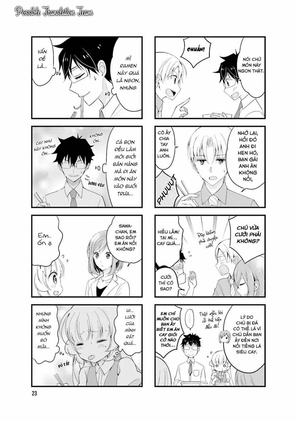 senpai nhỏ nhắn của tôi rất dễ thương chapter 18 7