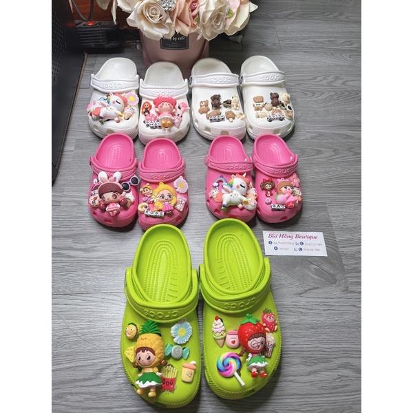 Dép cro..cs xuất dư fullcharm nam và nữ