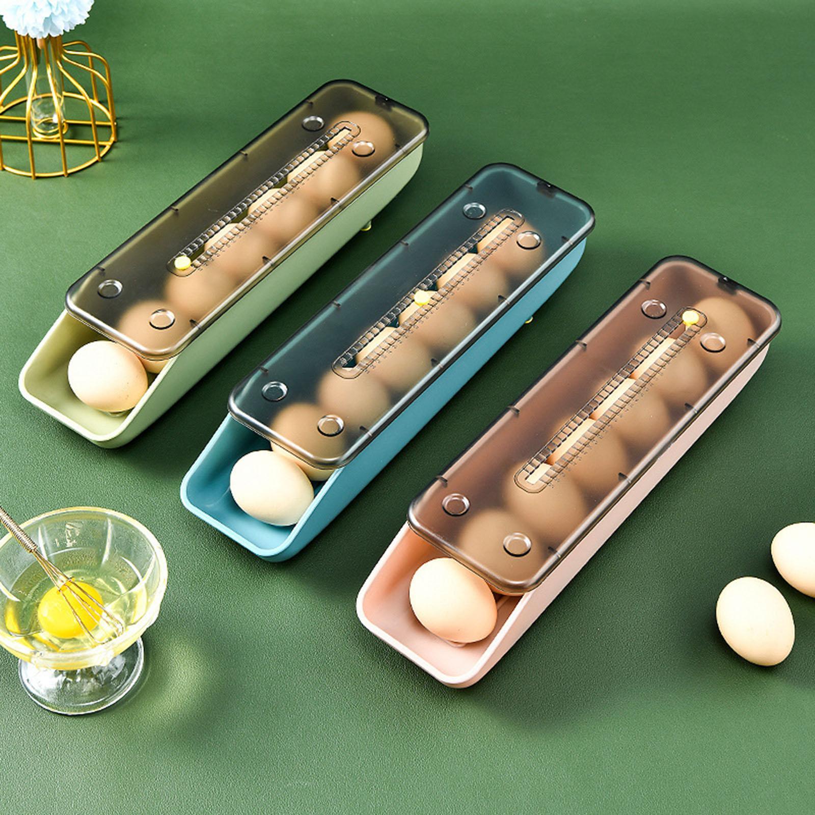 Smart Stackable Egg Container Fridge Organizer for Household Egg Trays