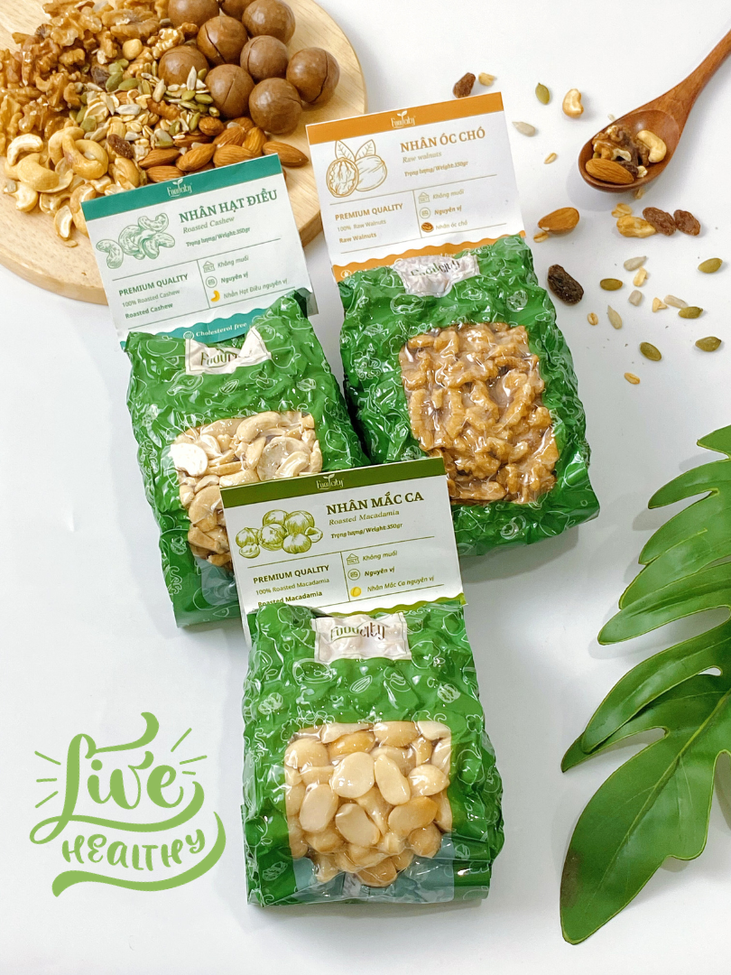COMBO SỮA HẠT MẮC CA, HẠT ĐIỀU & ÓC CHÓ
