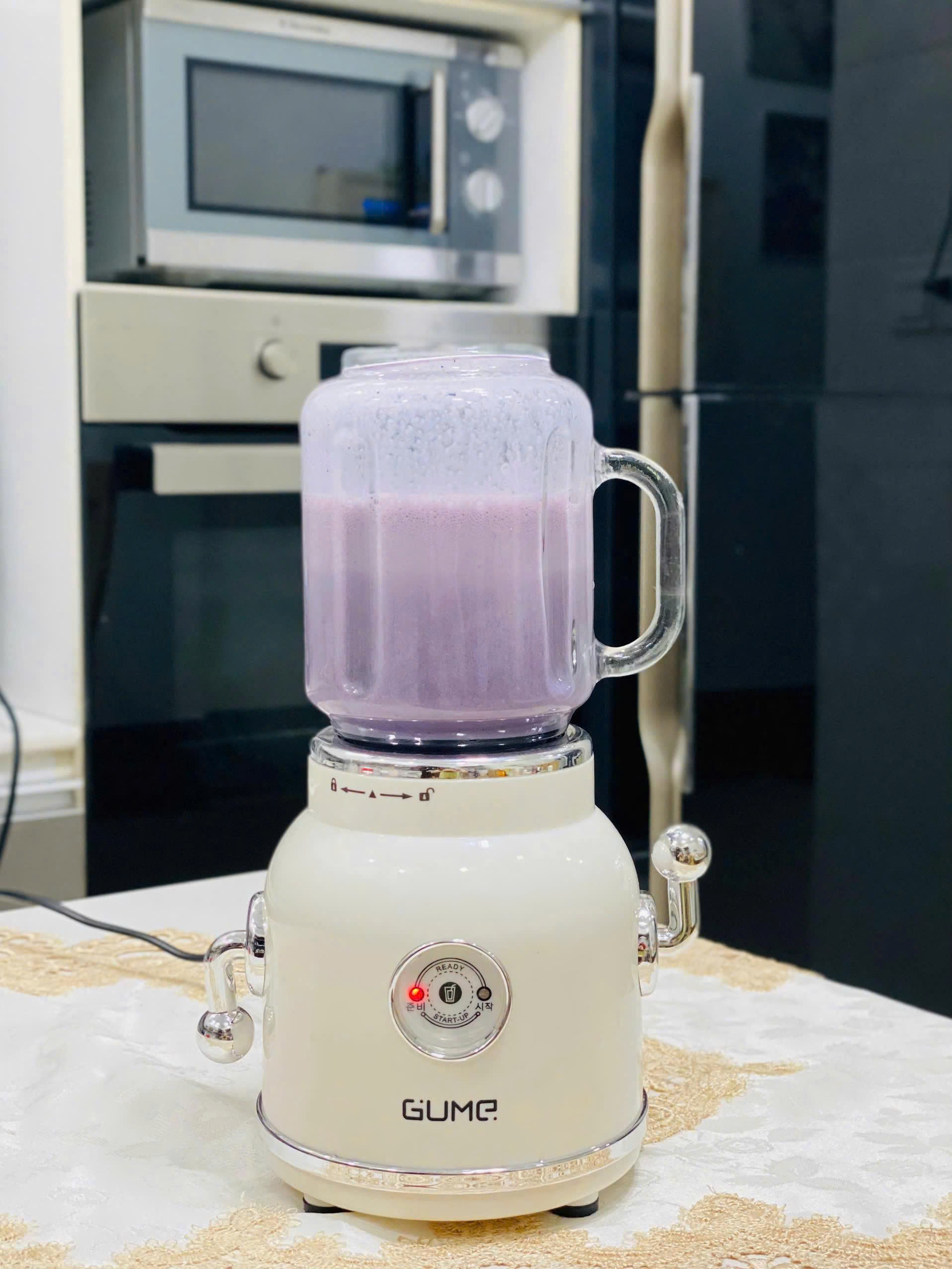 Máy xay sinh tố đa năng 2 cối 600ml Korea GMB-01 lưỡi dao 6 cánh - Hàng chính hãng