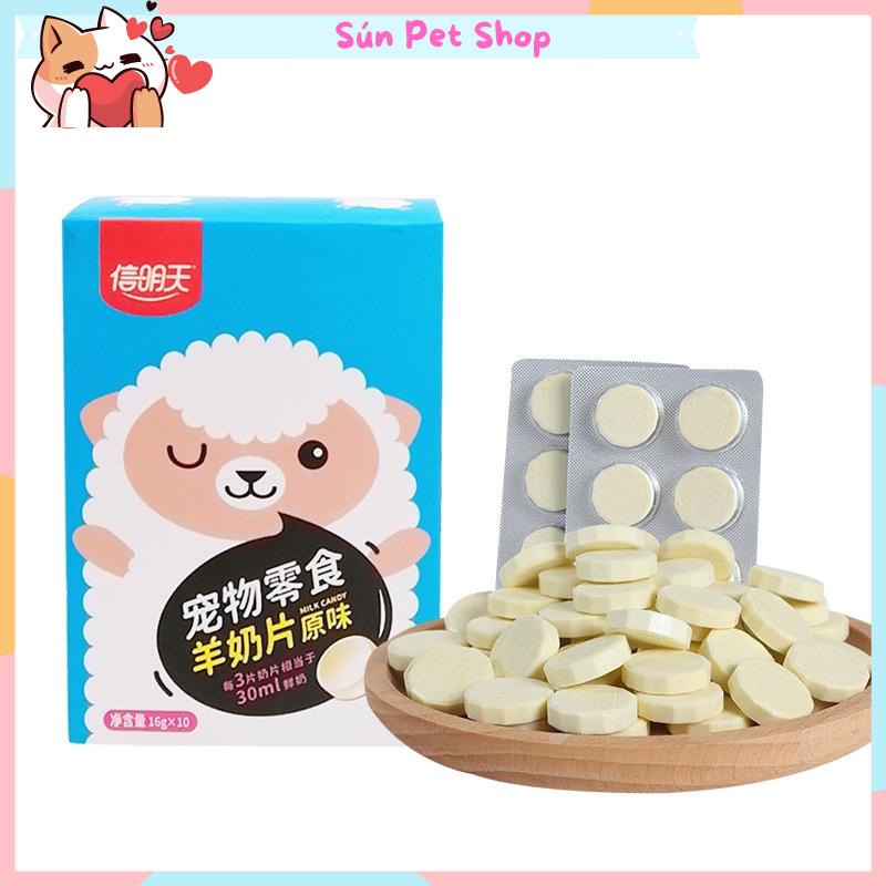 Viên sữa dê cung cấp canxi cho chó mèo