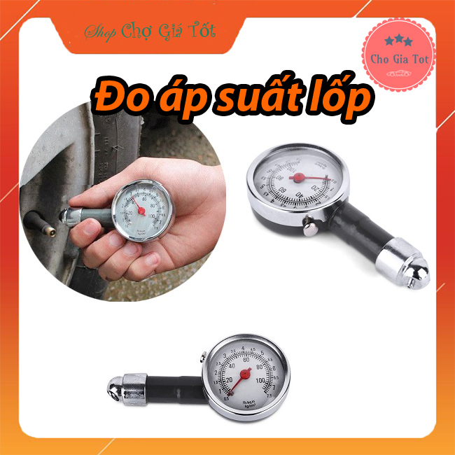 Đồng hồ cơ đo áp suất lốp ô tô xe máy