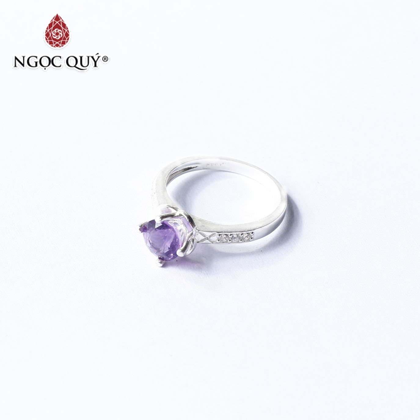 Nhẫn bạc nữ đá thiên nhiên - Ngọc Quý Gemstones