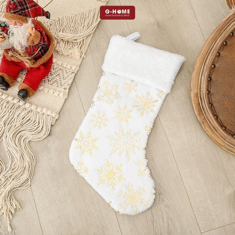 Tất treo trang trí giáng sinh GHOME tất decor noel mang không khí lễ hội giáng sinh vào nhà TAT22 M1