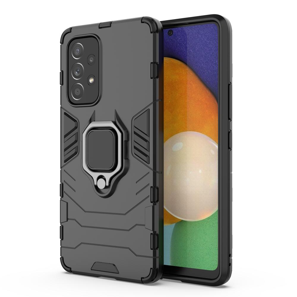 Ốp lưng dành cho Samsung A53 5G chống sốc iron man kèm nhẫn iring Bảo vệ camera và chống xem video tiện lợi
