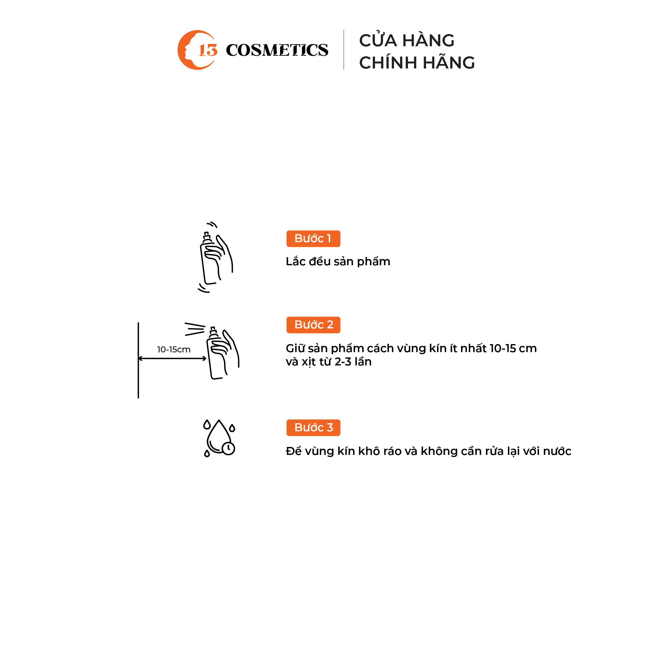 Xịt Khử Mùi Hương Bạc Hà Dịu Nhẹ Thơm Mát, Chiết xuất Hoa Cúc La Mã C.E.D Spray 100ml C13 Cosmetics Thu Trang