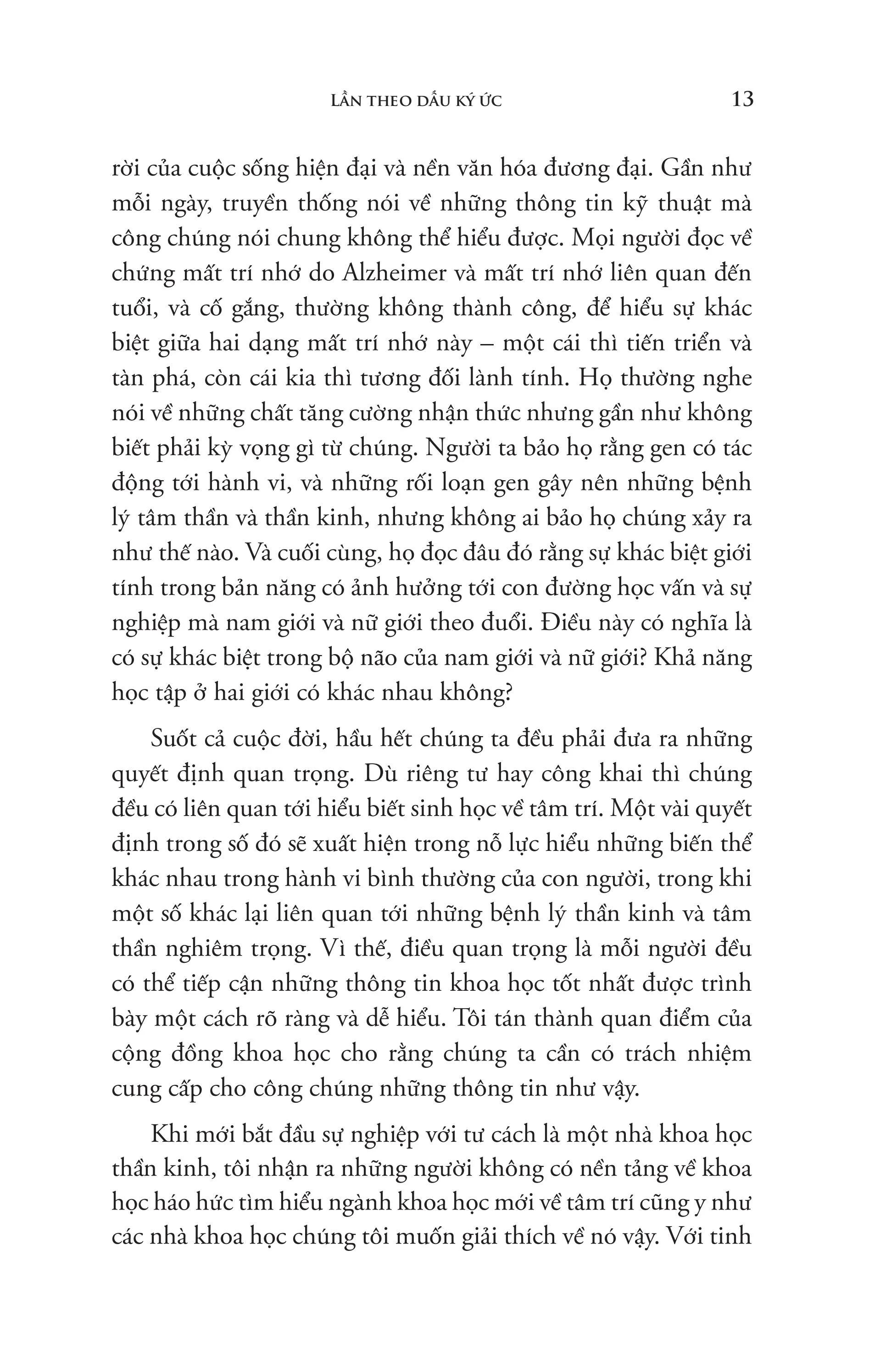 Lần Theo Dấu Ký Ức - Cuộc Cách Mạng Trong Ngành Khoa Học Tâm Trí