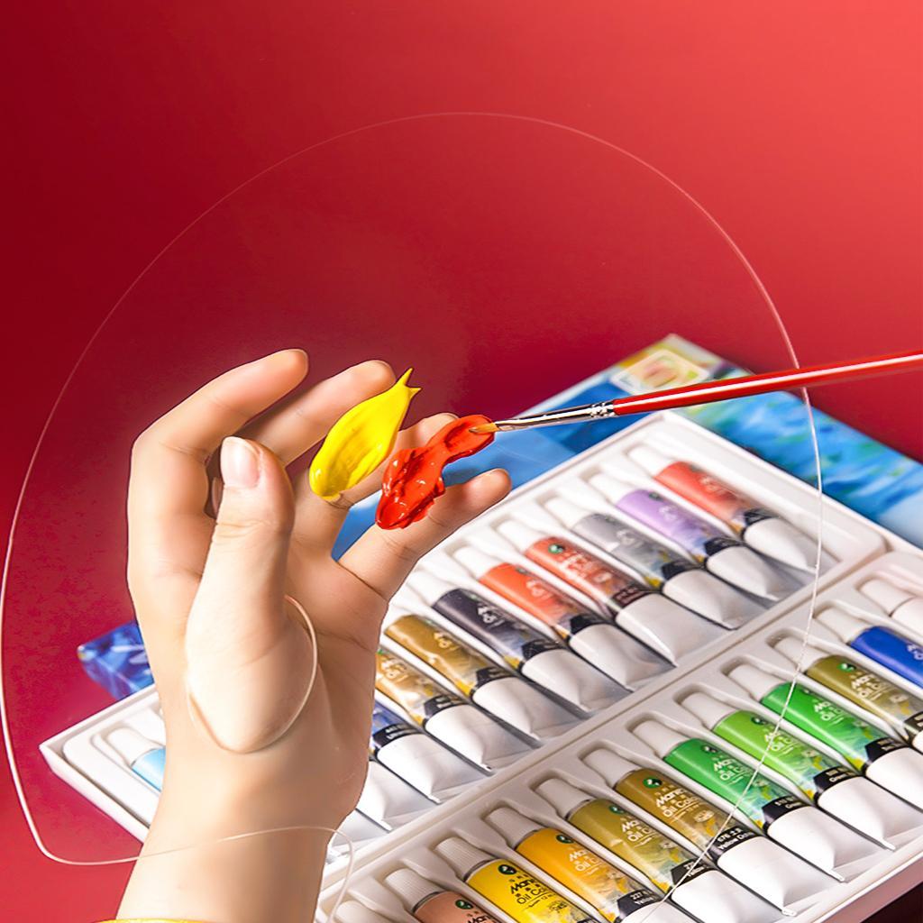 Clear Acrylic Paint Tray Palette For Watercolor Oil Acrylic Painting
