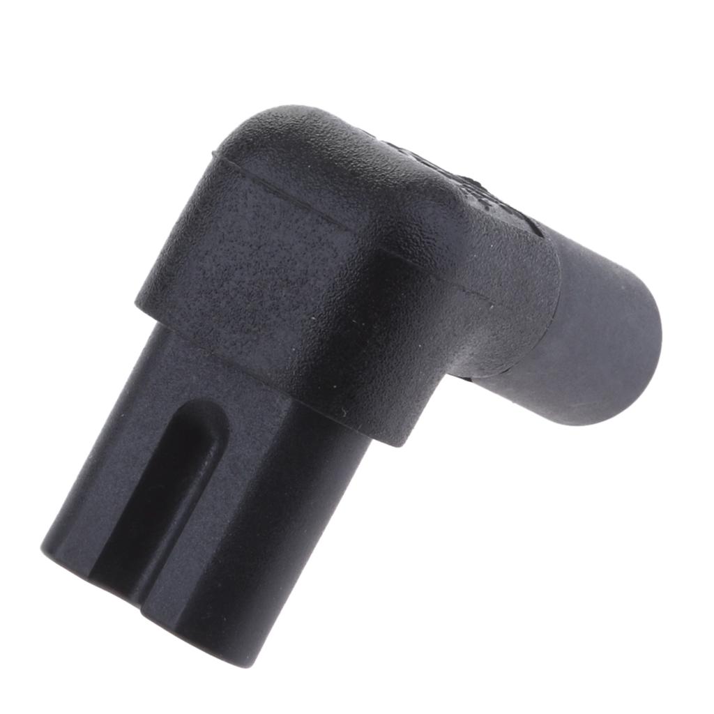 IEC320 C7 to C8 Right Angle 90 Degree Angled AC Power Adapter Extension