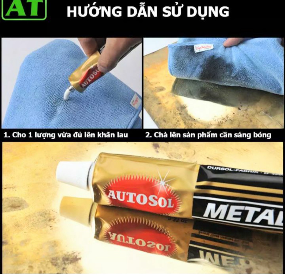 1 LỌ KEM CHUYÊN ĐÁNH BÓNG CÁC LOẠI KIM LOẠI TẨY BÓNG NHƯ MỚI LOẠI TỐT