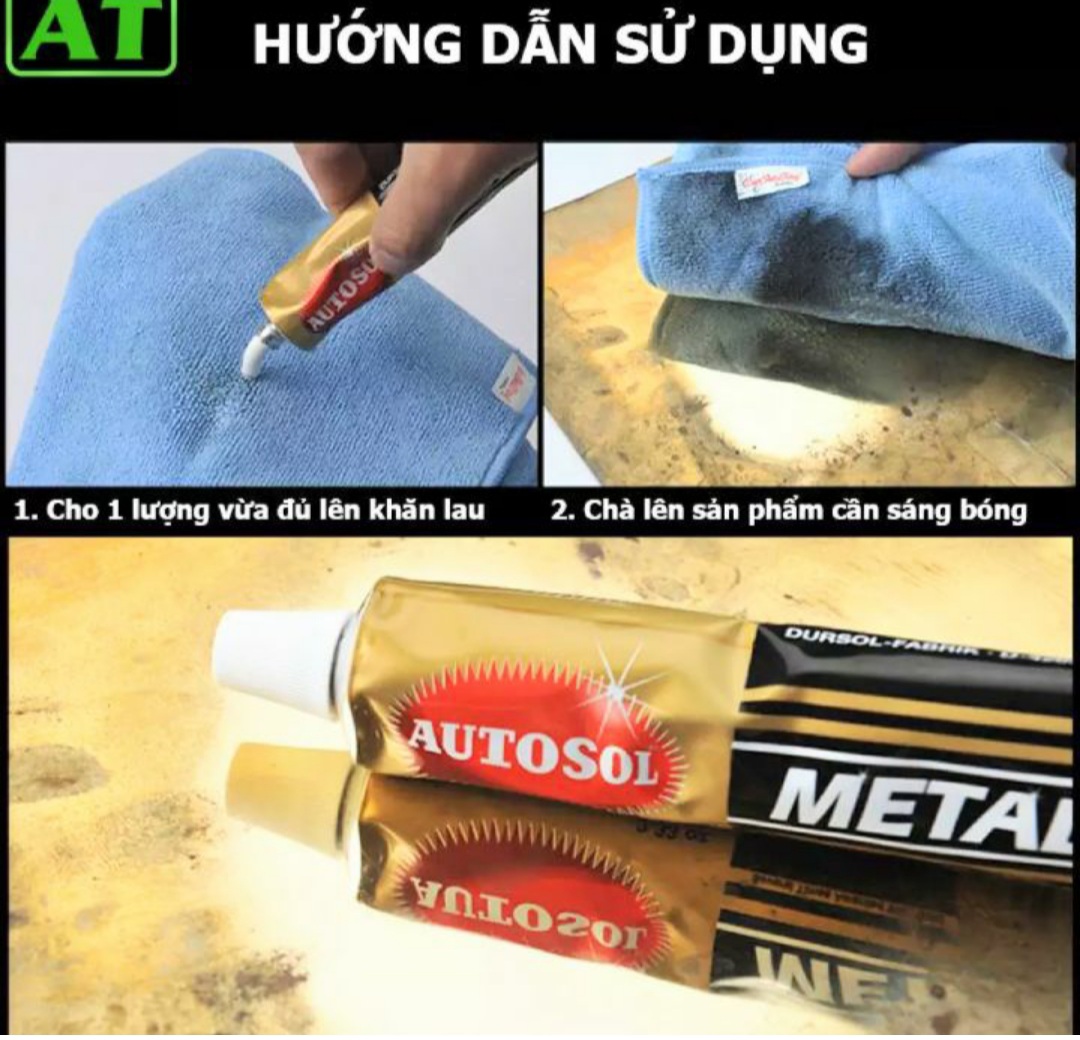 1 LỌ KEM CHUYÊN ĐÁNH BÓNG CÁC LOẠI KIM LOẠI TẨY BÓNG NHƯ MỚI LOẠI TỐT