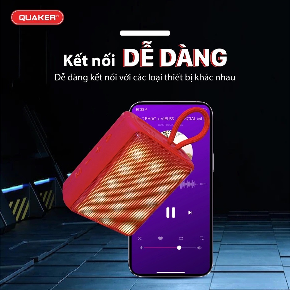 LOA BLUETOOTH MINI G03 LED RGB - HN