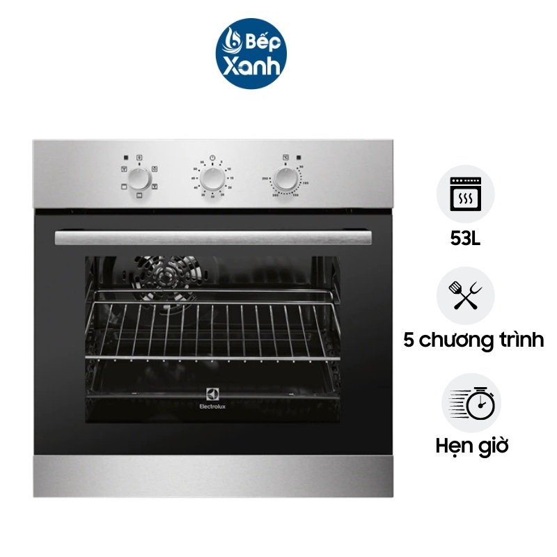 Lò Nướng Âm Tủ Electrolux RZB2110AAXA - Dung Tích 53L - Hàng Chính Hãng