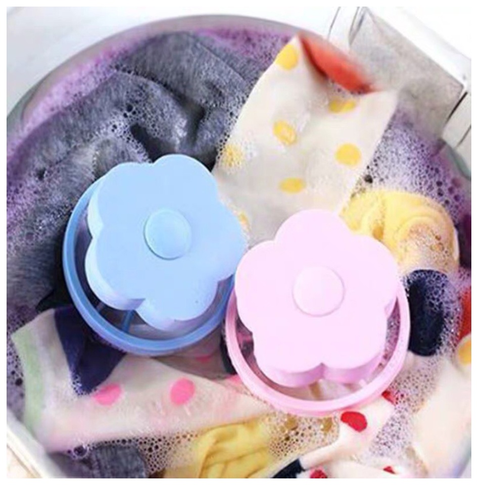 Phao lọc hút cặn - combo 3 chiếc - gom giấy vụn và rác bẩn tích tụ trong máy giặt giúp quần áo sạch và thơm hơn