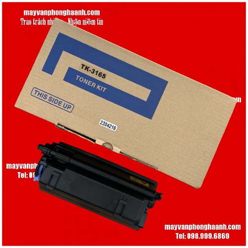 Mực TK 3165: Cho máy photocopy Kyocera P3045dn | P3050dn | P3055dn | P3060dn | M3645dn | M3145dn