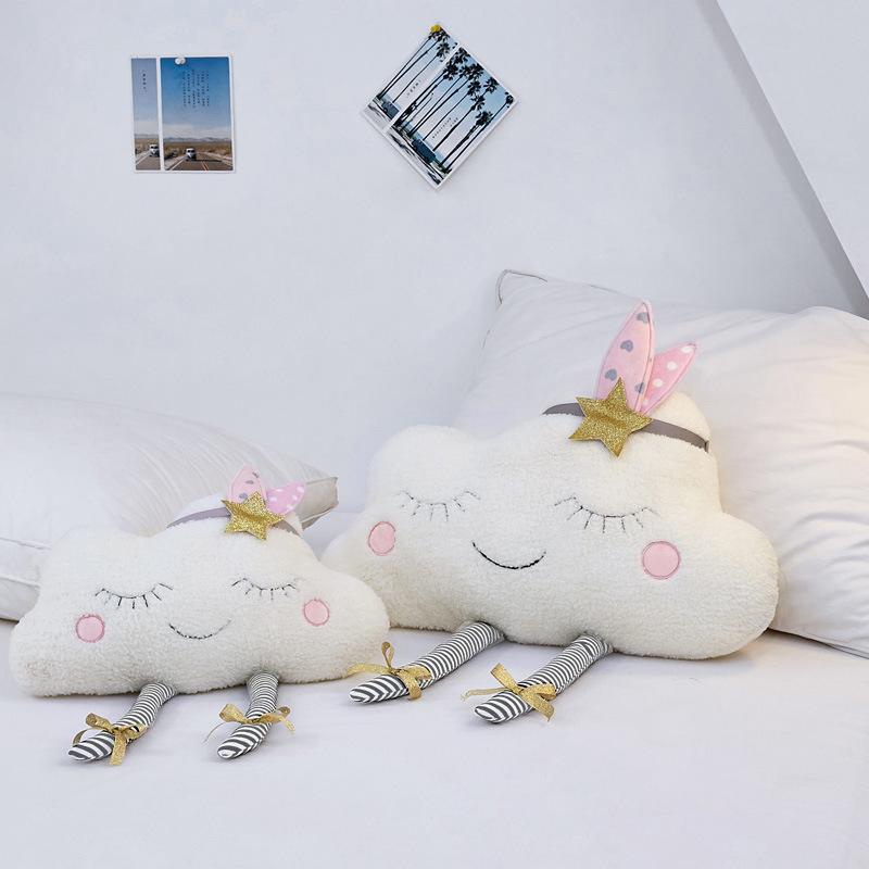 Đám Mây Sang Trọng Đồ Chơi Gối Trang Trí Cho Ghế Sofa Phòng Ngủ Búp Bê Nhồi Bông Đệm Trẻ Em Quà Tặng Giáng Sinh Tăng Cường Trang Trí Nhà