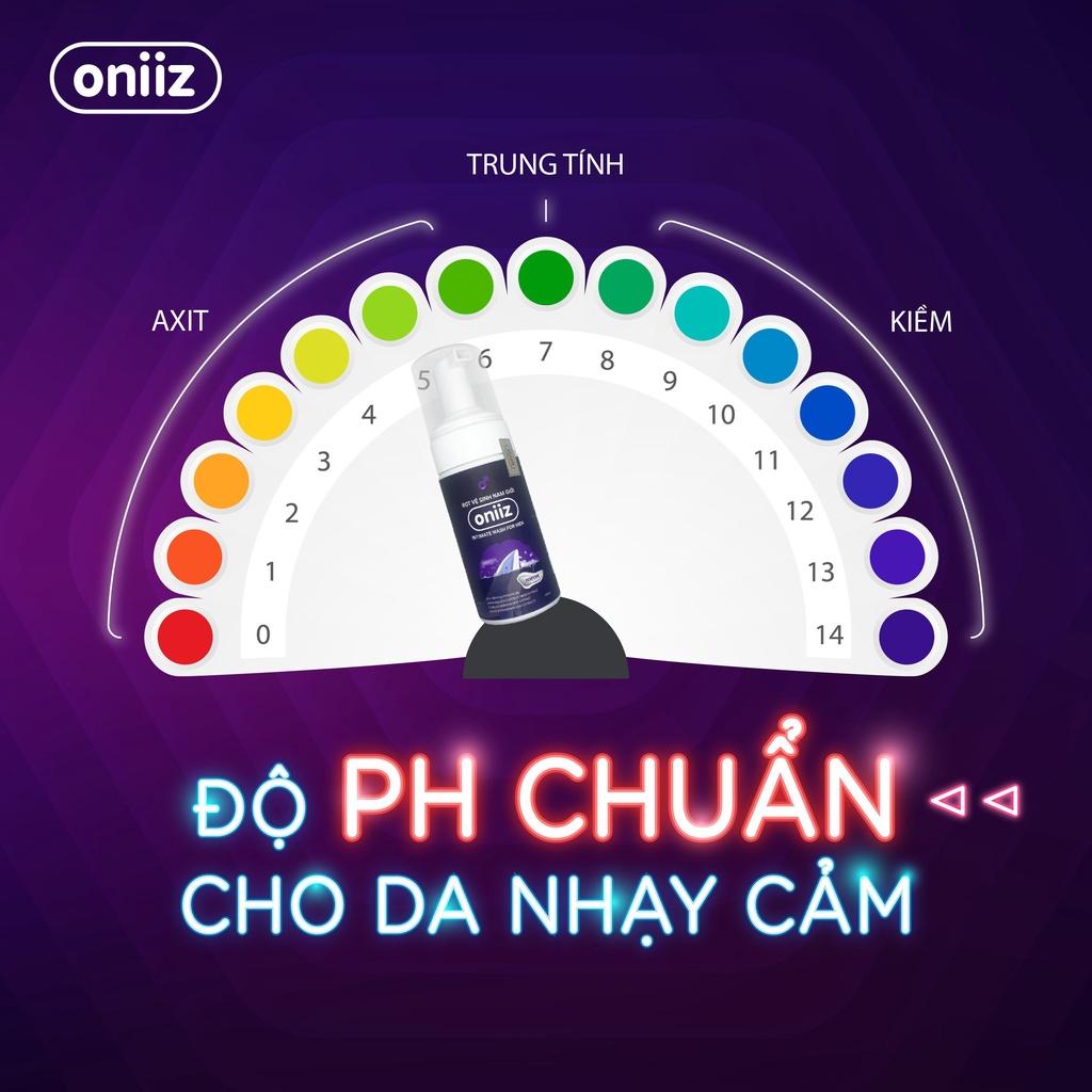 Bọt vệ sinh nam giới Oniiz - Dung dịch vệ sinh nam tạo bọt 100ml