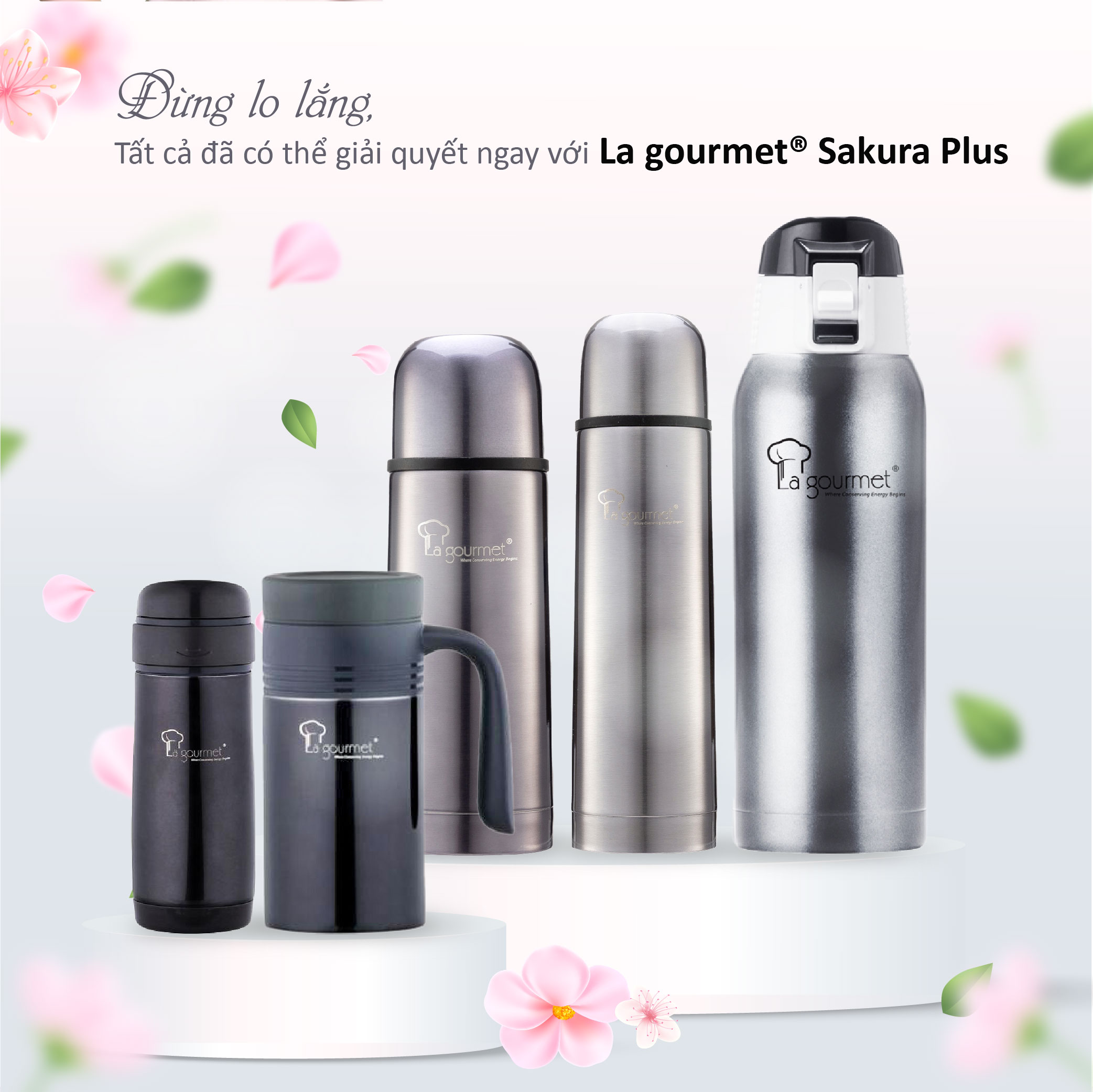 Bình Giữ Nhiệt La gourmet Sakura Plus (320ml)-338617