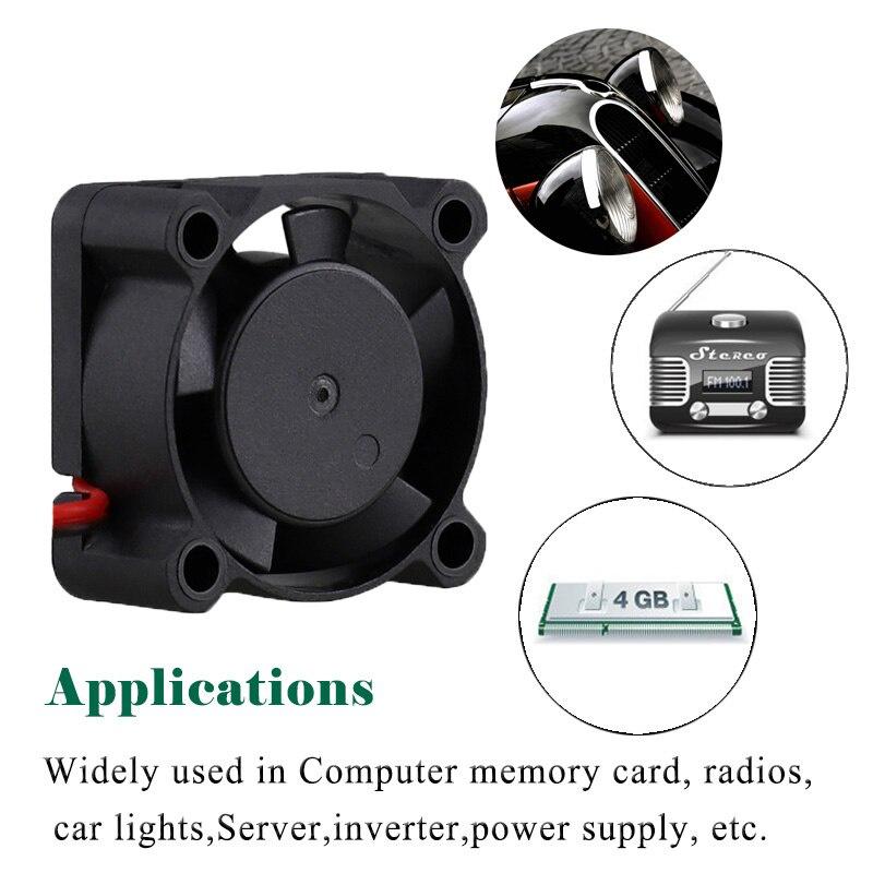 Gdstime 1 Pieces 1Pin 1.14 11x11x1mm 11mm 11v Mini Brushless Cooling Cooler Fan